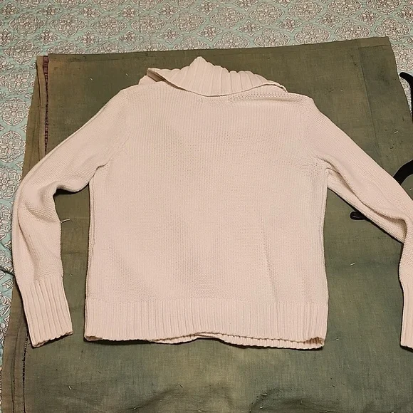 CREAM Old Navy button up sweater, size Large womens - Picture 6 of 6